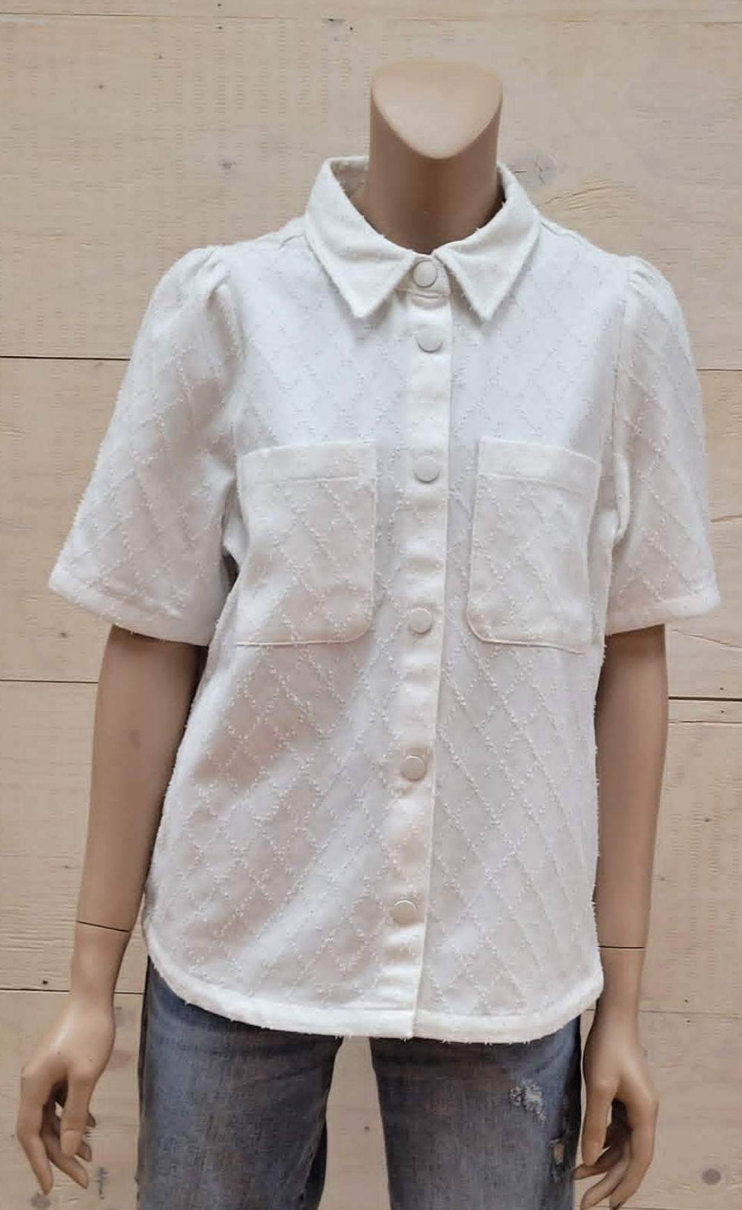 Tabatha Short Sleeve Shirt Jacket