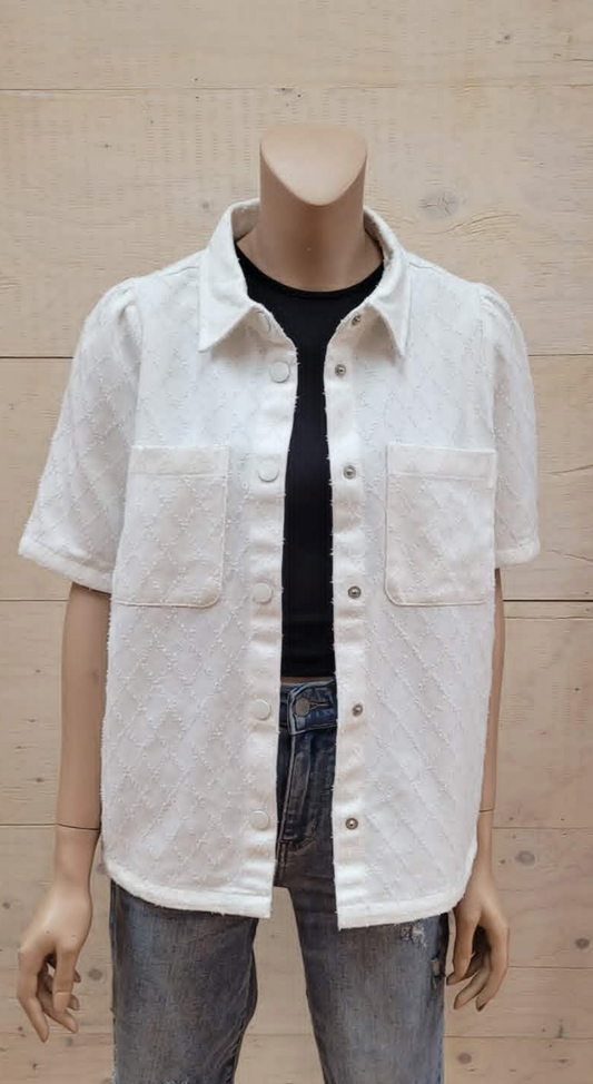 Tabatha Short Sleeve Shirt Jacket