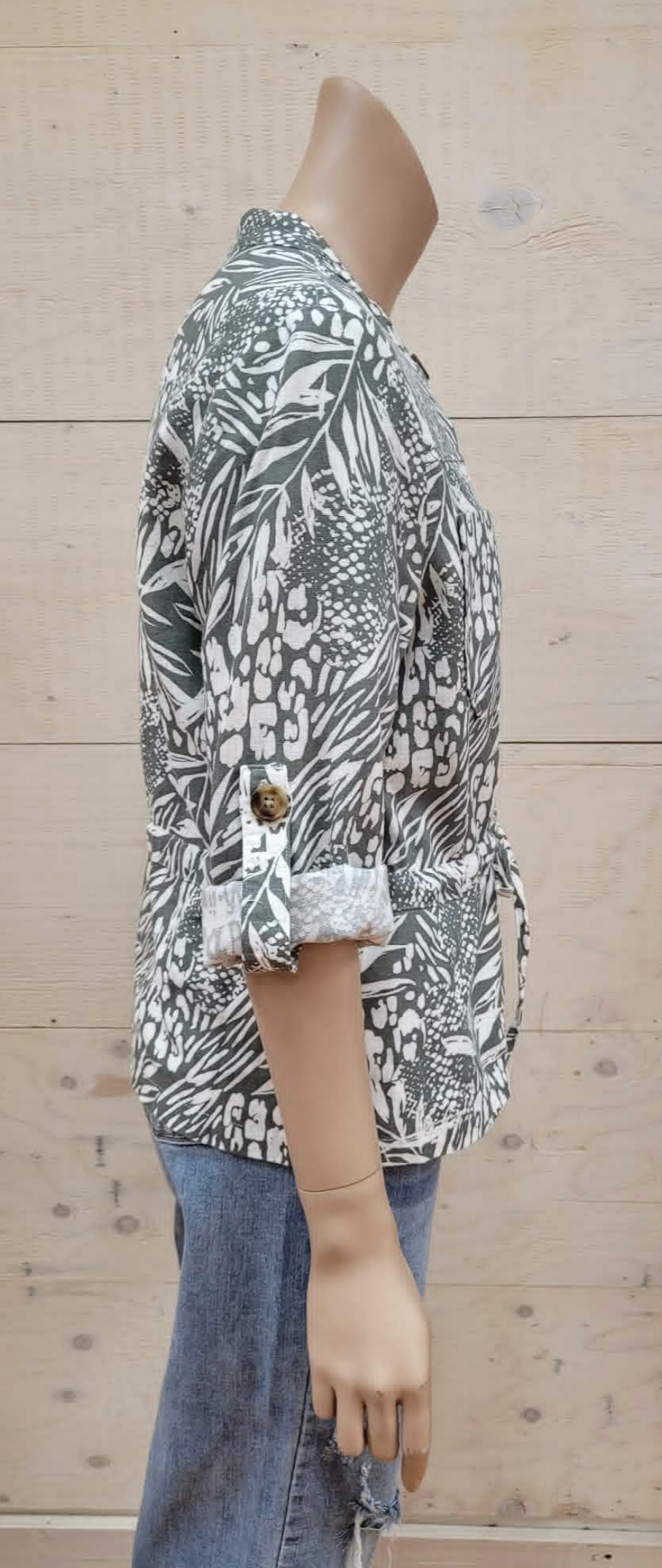 Palm 3/4 Sleeve Jacket Shirt