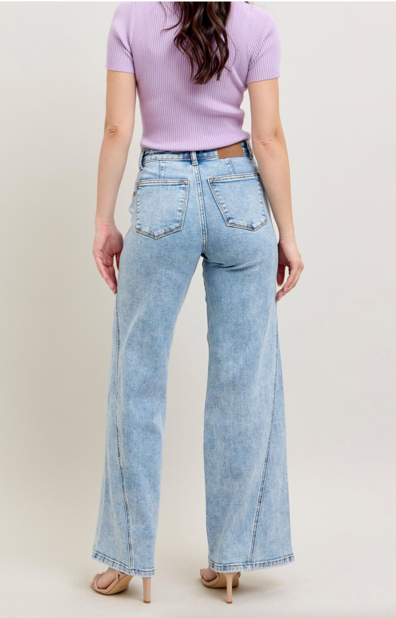Esme Retro Wide Stone Wash { Reg & Curve }