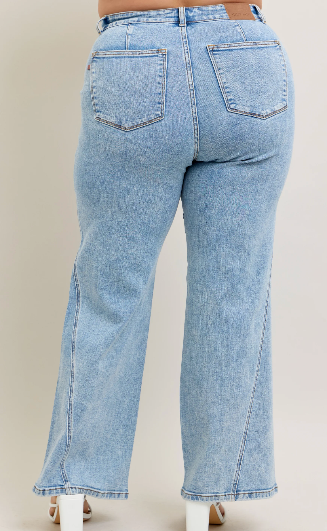 Esme Retro Wide Stone Wash { Reg & Curve }