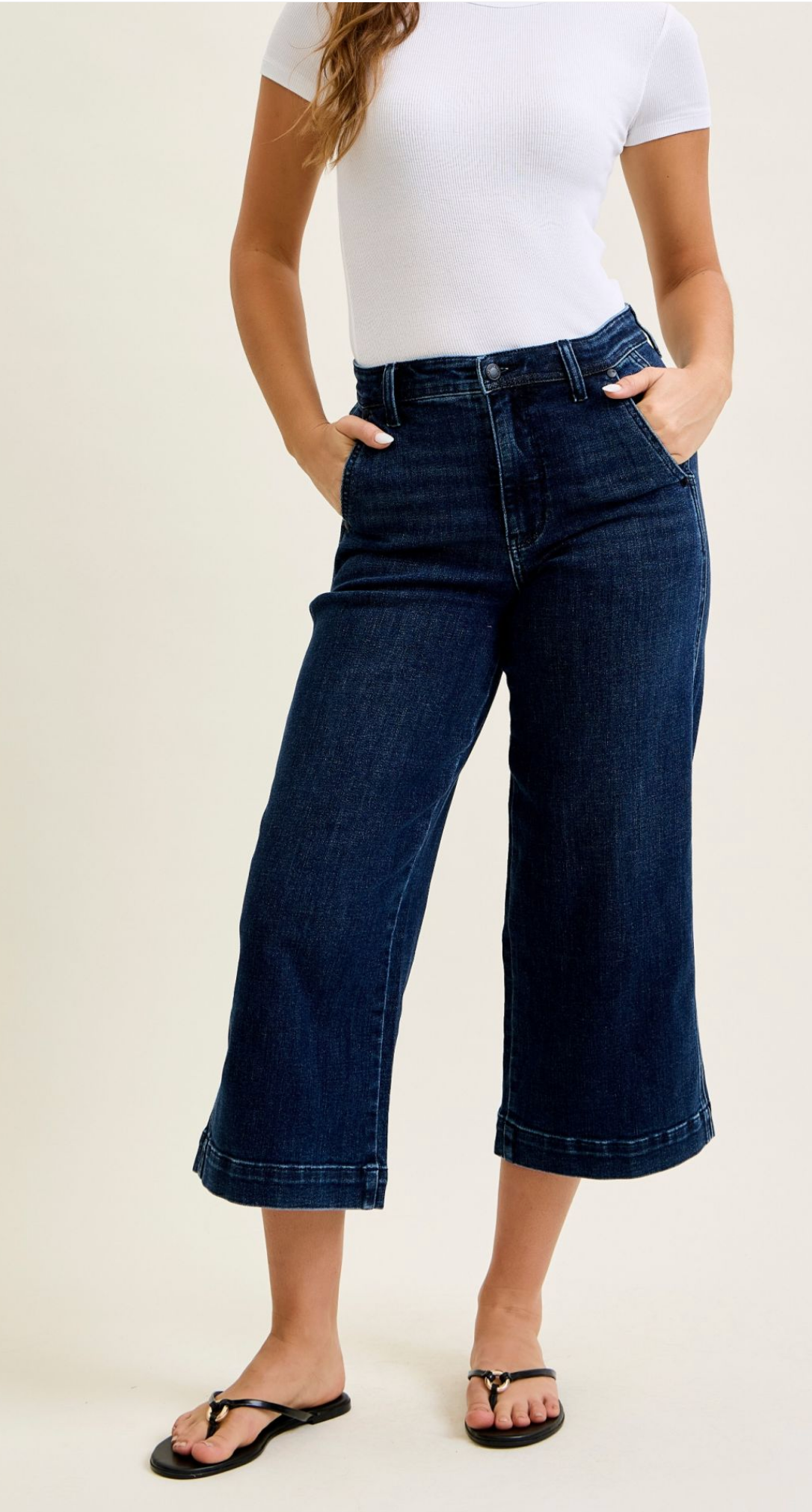 Becky Ankle Wide Trouser { Reg & Curve }