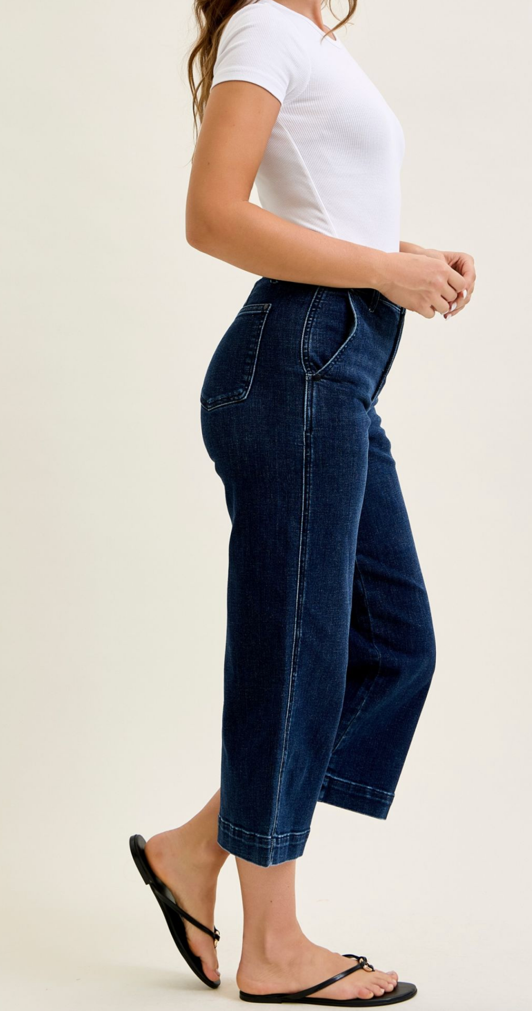 Becky Ankle Wide Trouser { Reg & Curve }