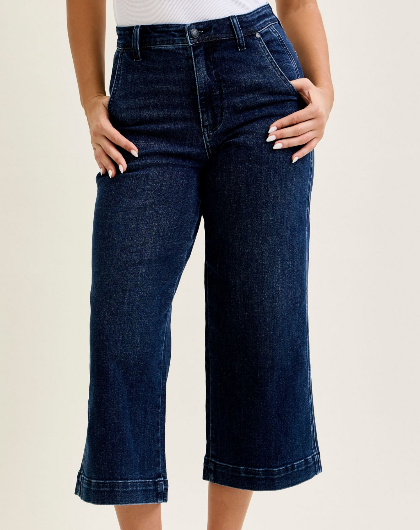 Becky Ankle Wide Trouser { Reg & Curve }