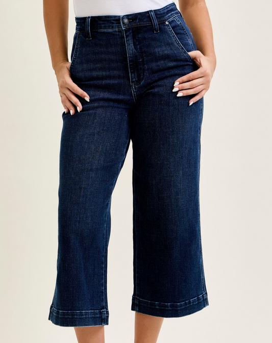 Becky Ankle Wide Trouser { Reg & Curve }