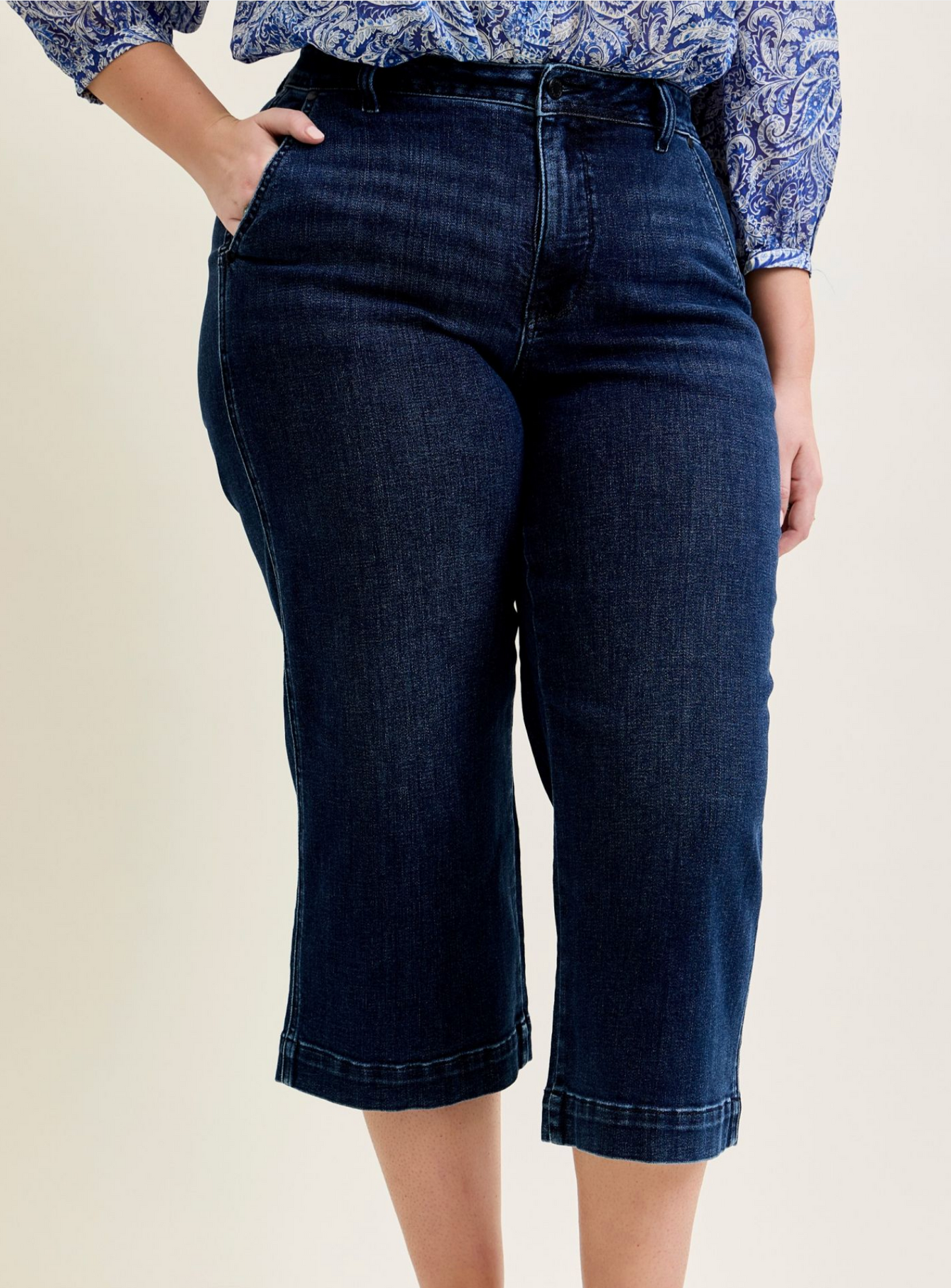 Becky Ankle Wide Trouser { Reg & Curve }