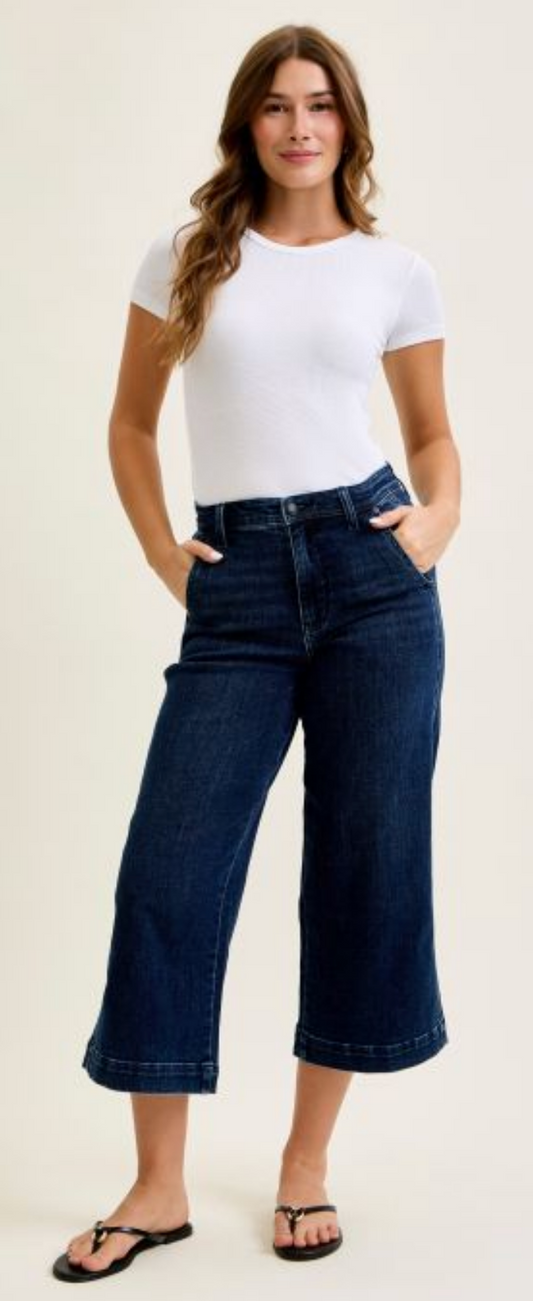 Becky Ankle Wide Trouser { Reg & Curve }