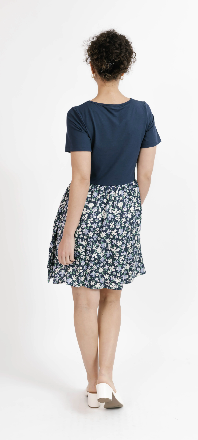 Andi Mini Dress ~ Navy Floral