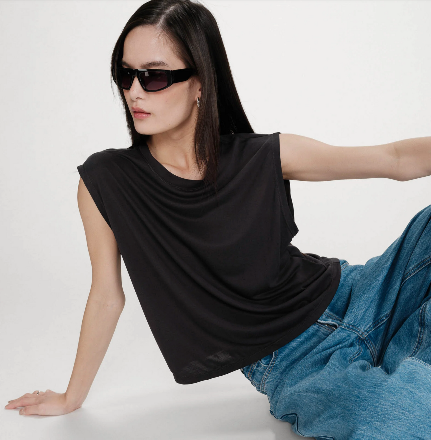 Rimbaud Crew Neck Sleeveless Top