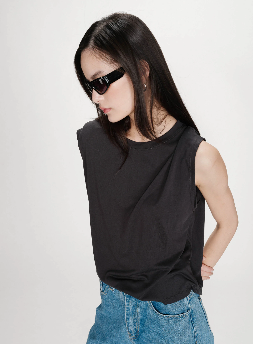 Rimbaud Crew Neck Sleeveless Top