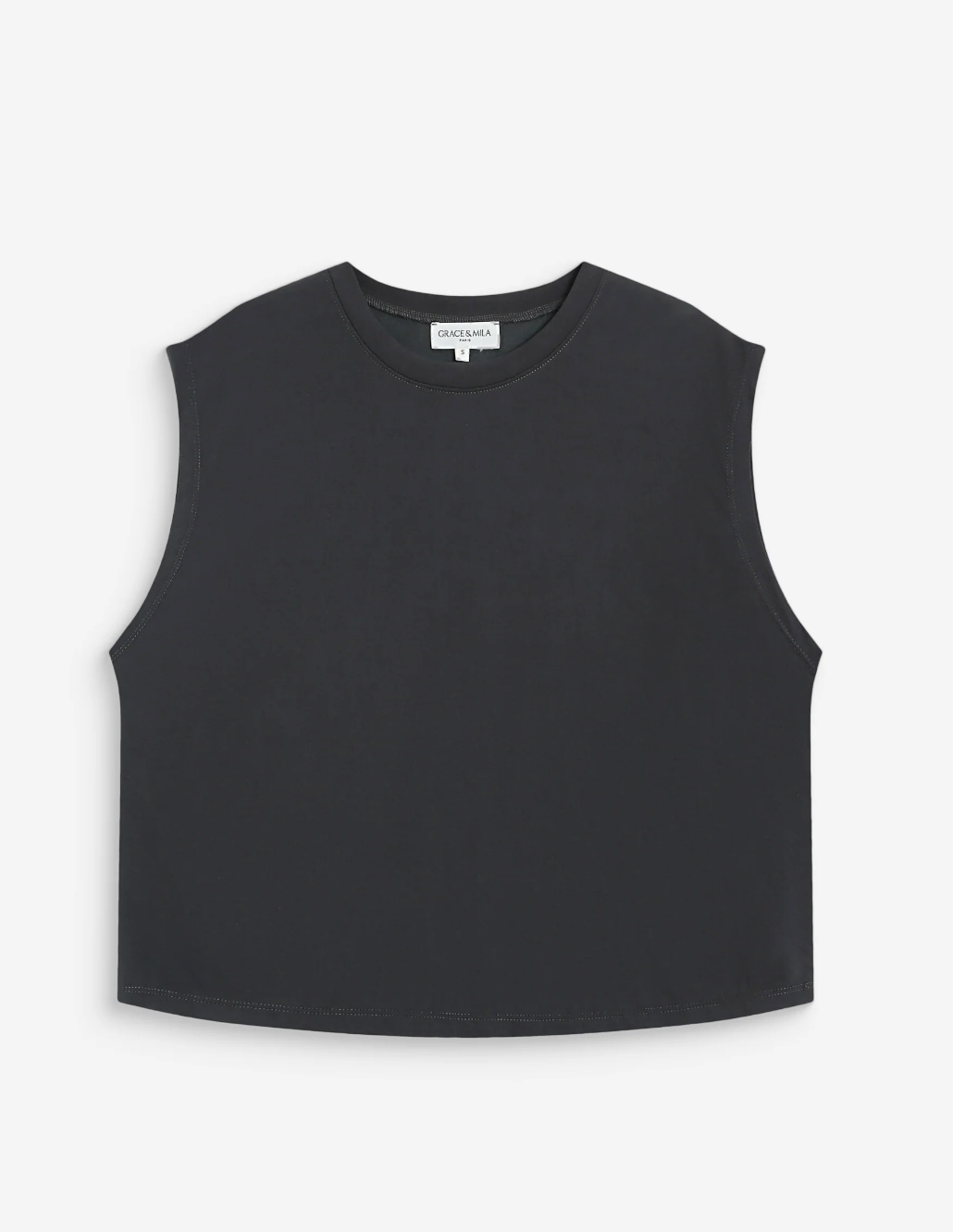 Rimbaud Crew Neck Sleeveless Top