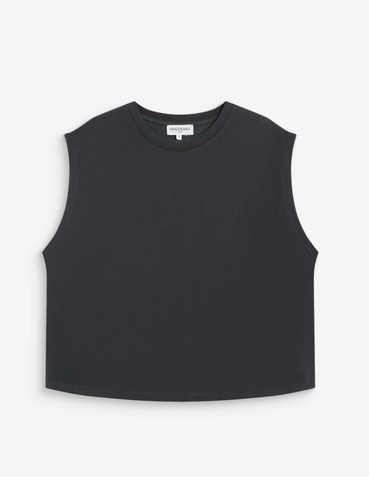 Rimbaud Crew Neck Sleeveless Top