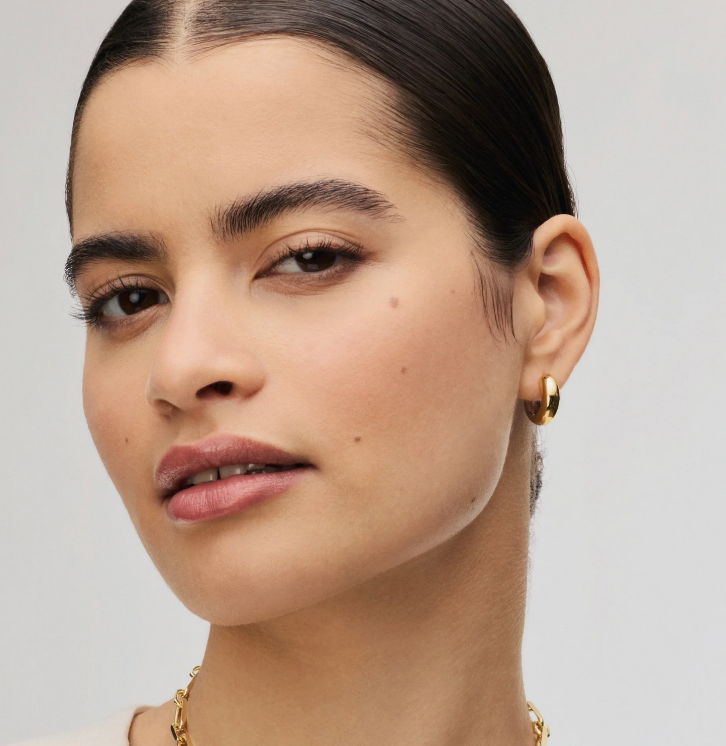 Small Bold Reversible Hoop Earrings
