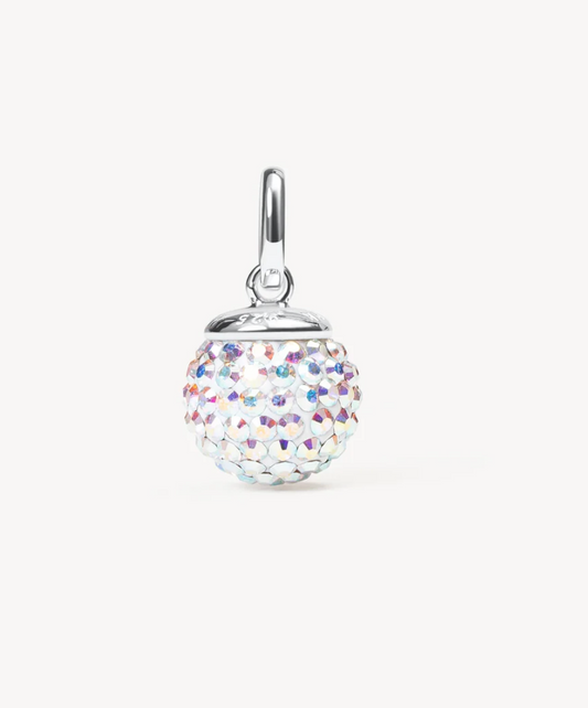 Medium Sparkle Ball Charm ~ Aurora Borealis