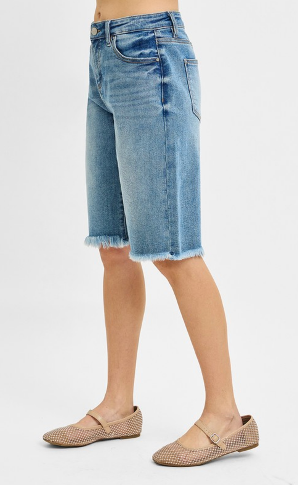 Judith TC Slouchy Bermuda Shorts ~ 2 Colours { Reg }