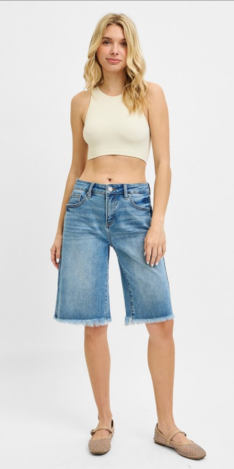 Judith TC Slouchy Bermuda Shorts ~ 2 Colours { Reg }