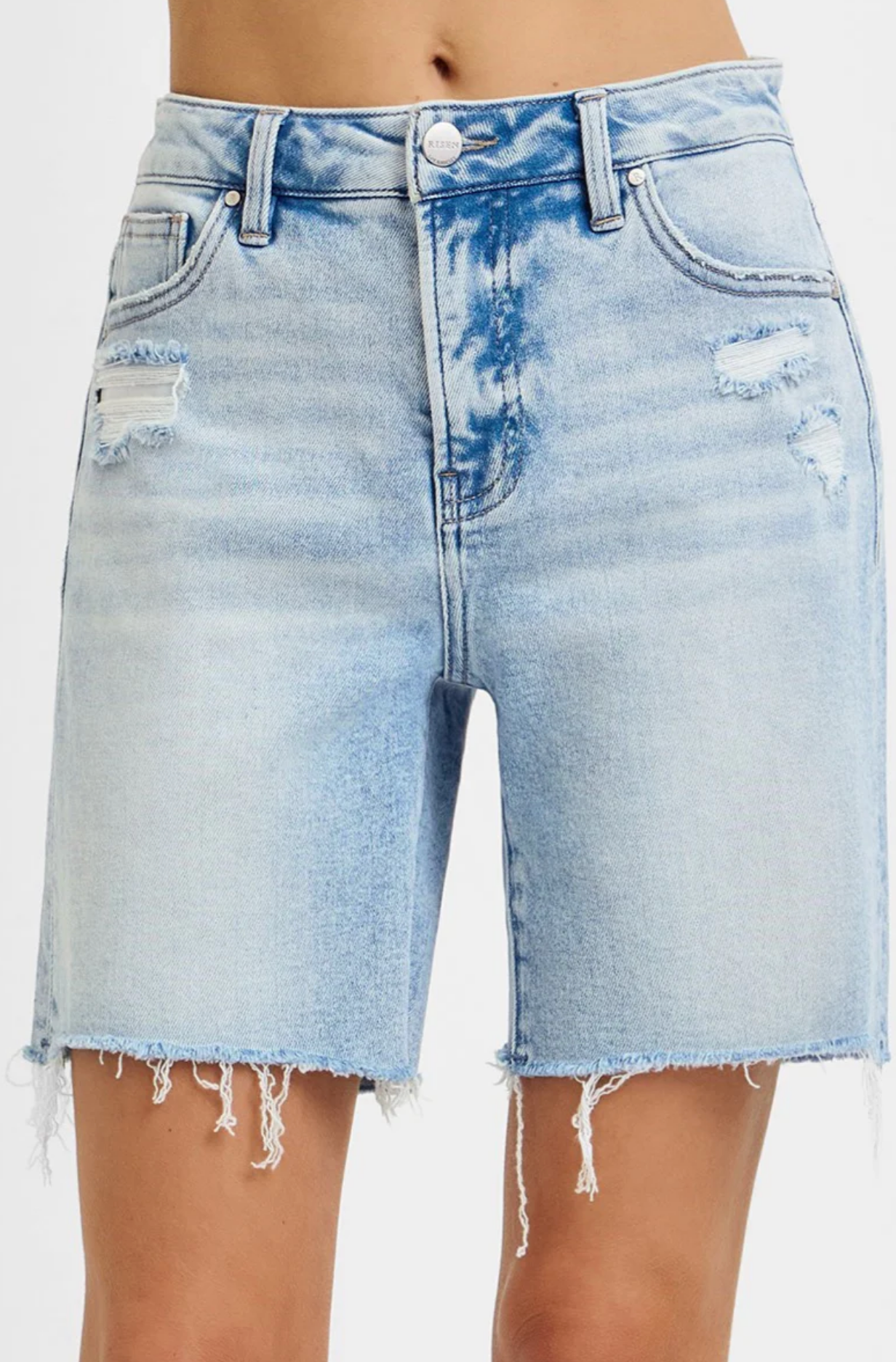 Samantha TC High Rise-Loose Fit Shorts { Reg }