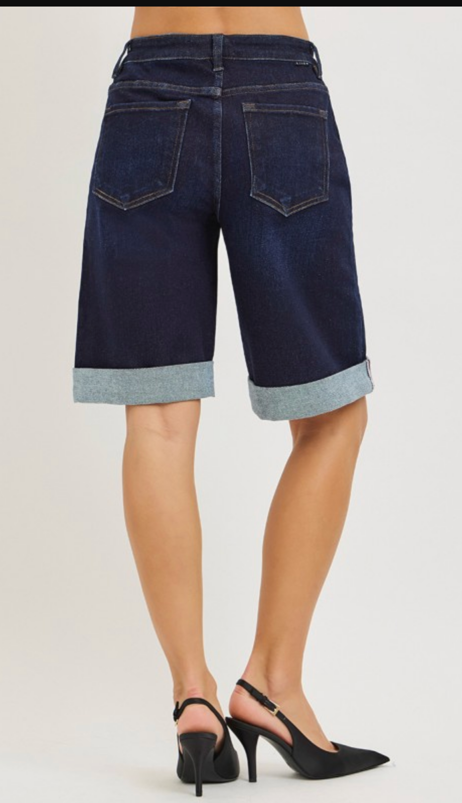 Ronnie Slouchy Jorts with Cuffed Hem { Reg & Curve }