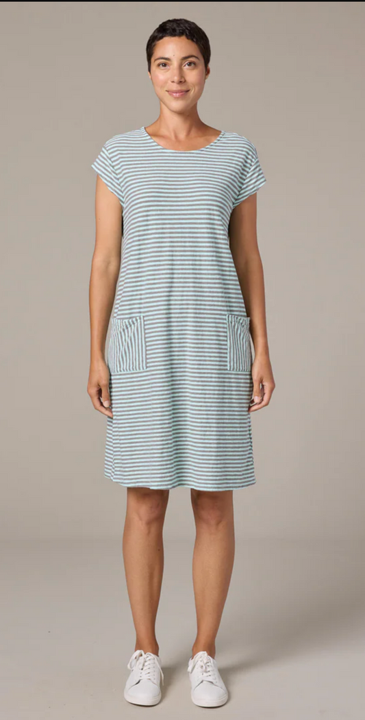 Lucy Striped T-Shirt Dress ~ 2 Colours