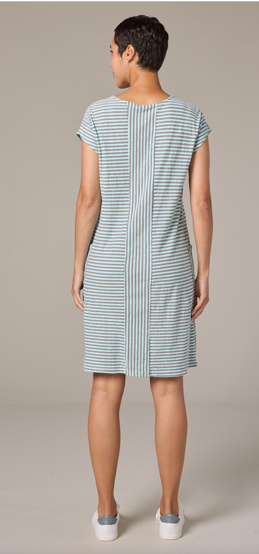 Lucy Striped T-Shirt Dress ~ 2 Colours