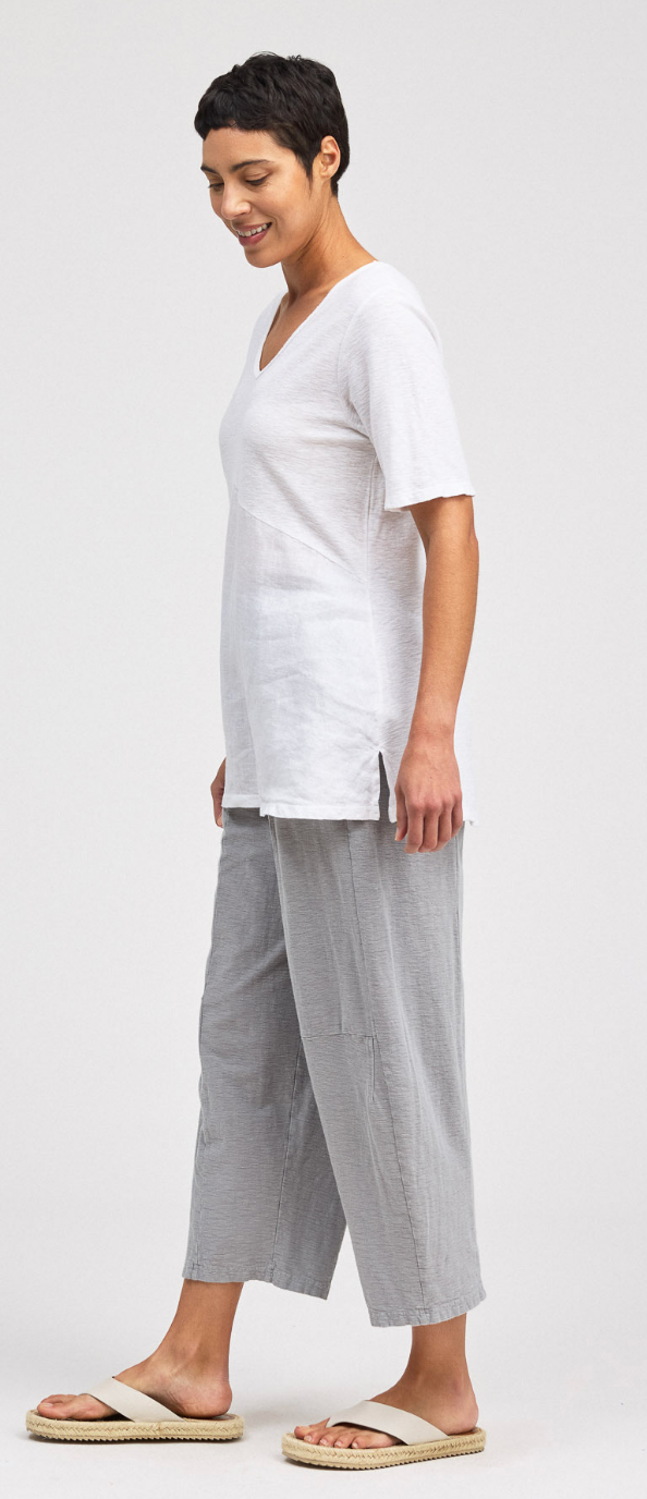 Patsy V-Neck Elbow Sleeve Top ~ 4 Colours