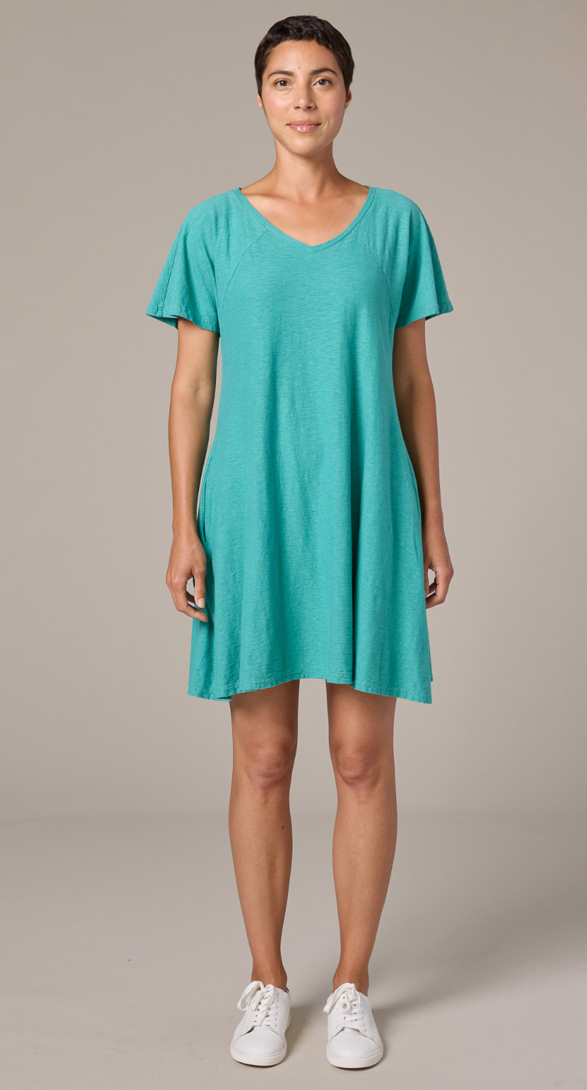 Patricia V-Neck Swing Dress ~ 2 Colours