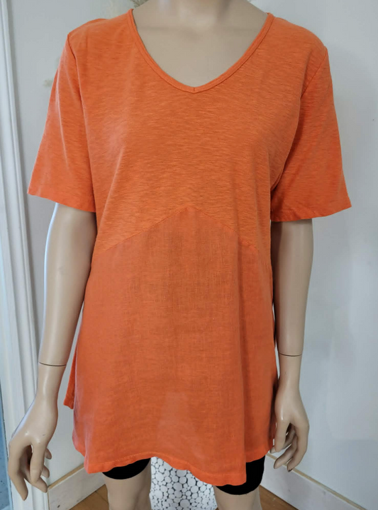 Patsy V-Neck Elbow Sleeve Top ~ 4 Colours