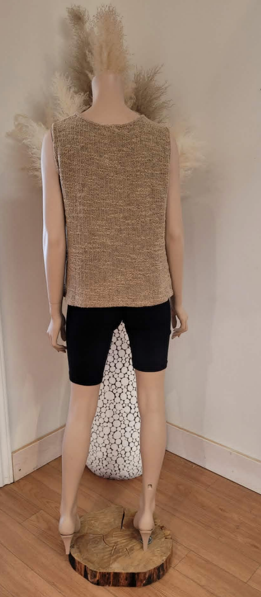 Neela Sweater Vest ~ Bark
