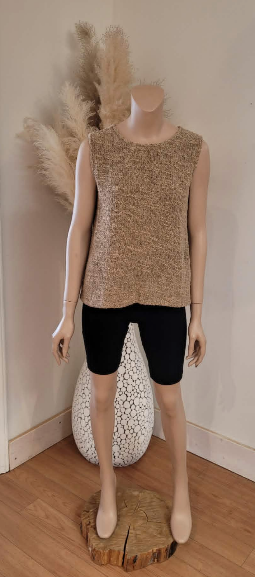 Neela Sweater Vest ~ Bark
