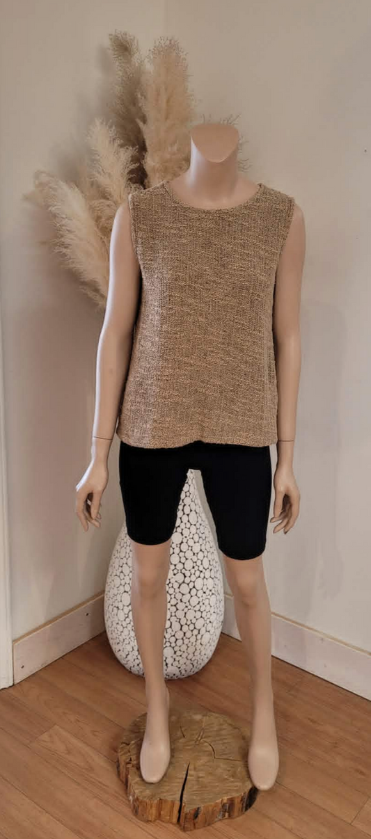 Neela Sweater Vest ~ Bark