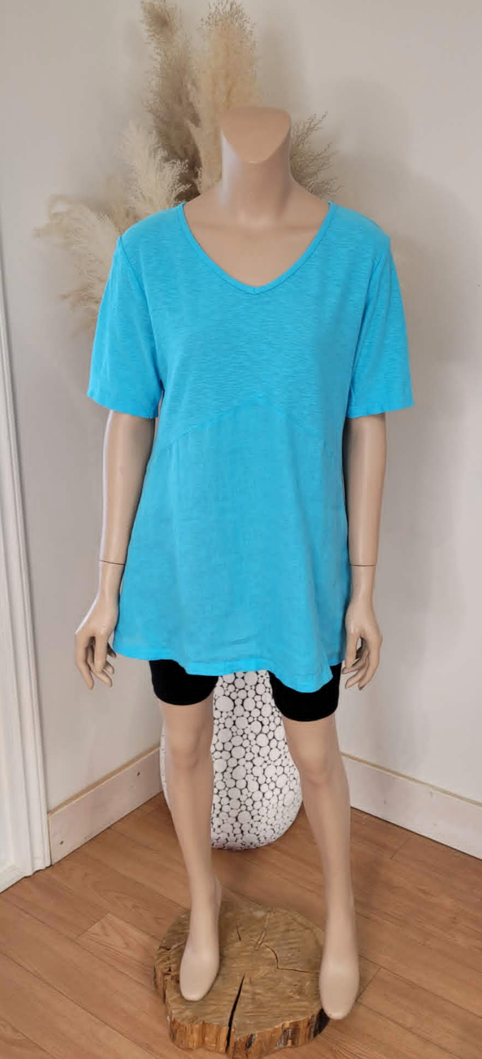 Patsy V-Neck Elbow Sleeve Top ~ 4 Colours