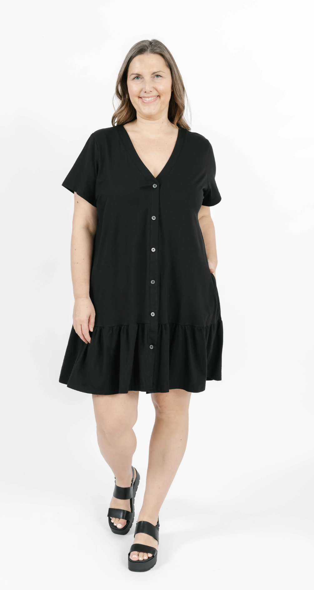 Hailey Mini Dress ~ Black