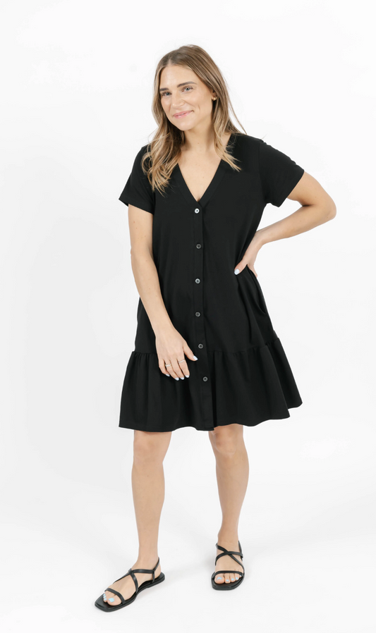 Hailey Mini Dress ~ Black
