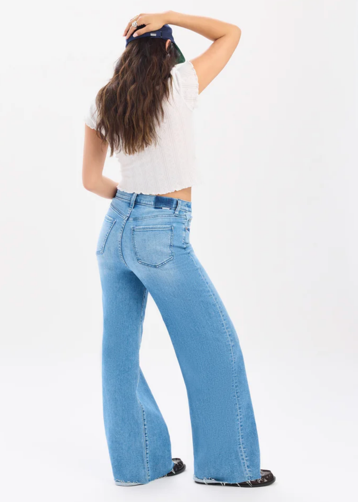 Far Out High Rise Wide Leg ~ Right On