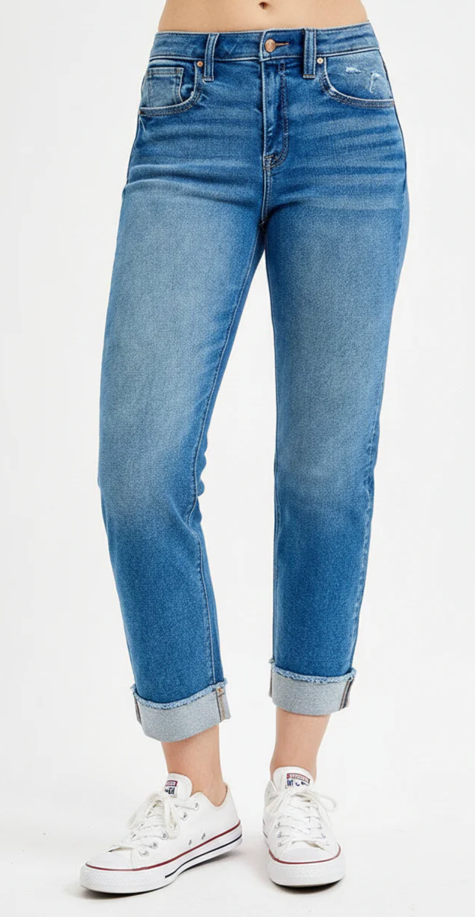 Calista High Rise Boyfriend Ankle {Reg & Curve}