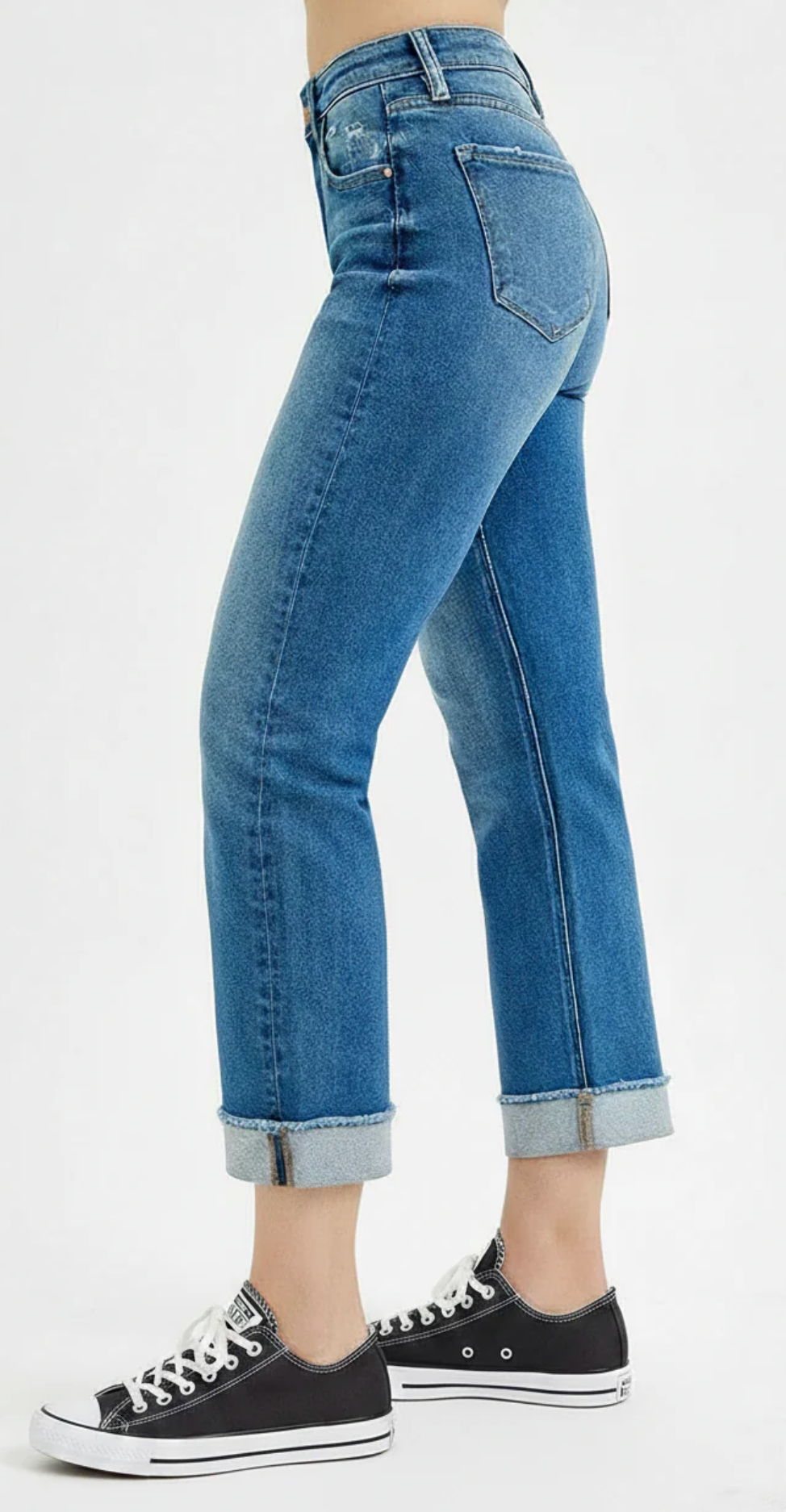 Calista High Rise Boyfriend Ankle {Reg & Curve}