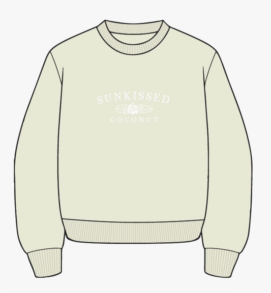 Sandstone Embroider Oversized Sweatshirt
