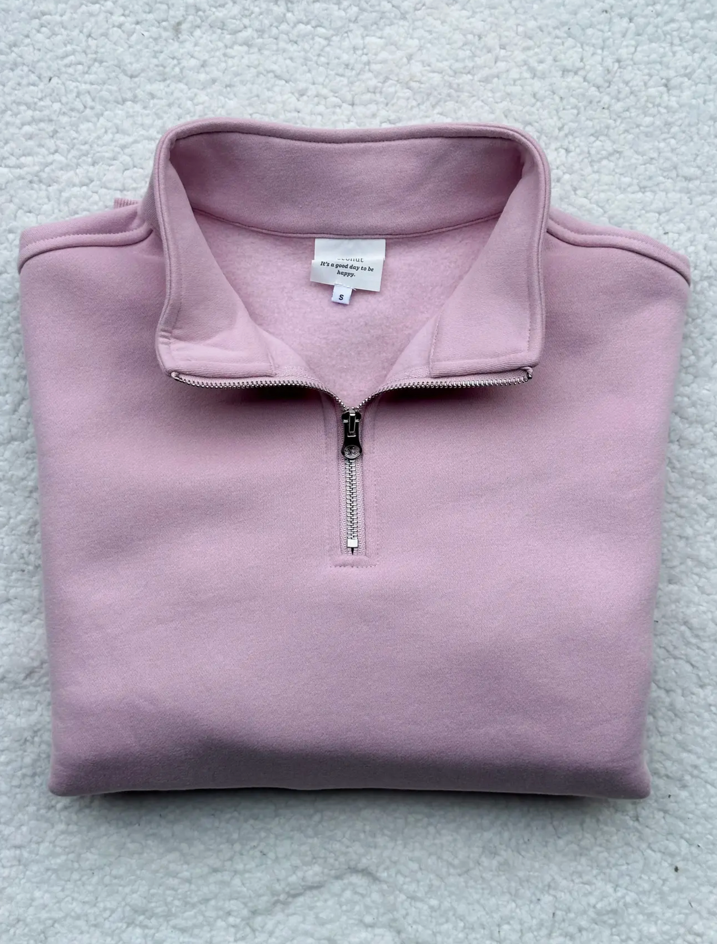 Mauve Mist Quarter-Zip Sweatshirt