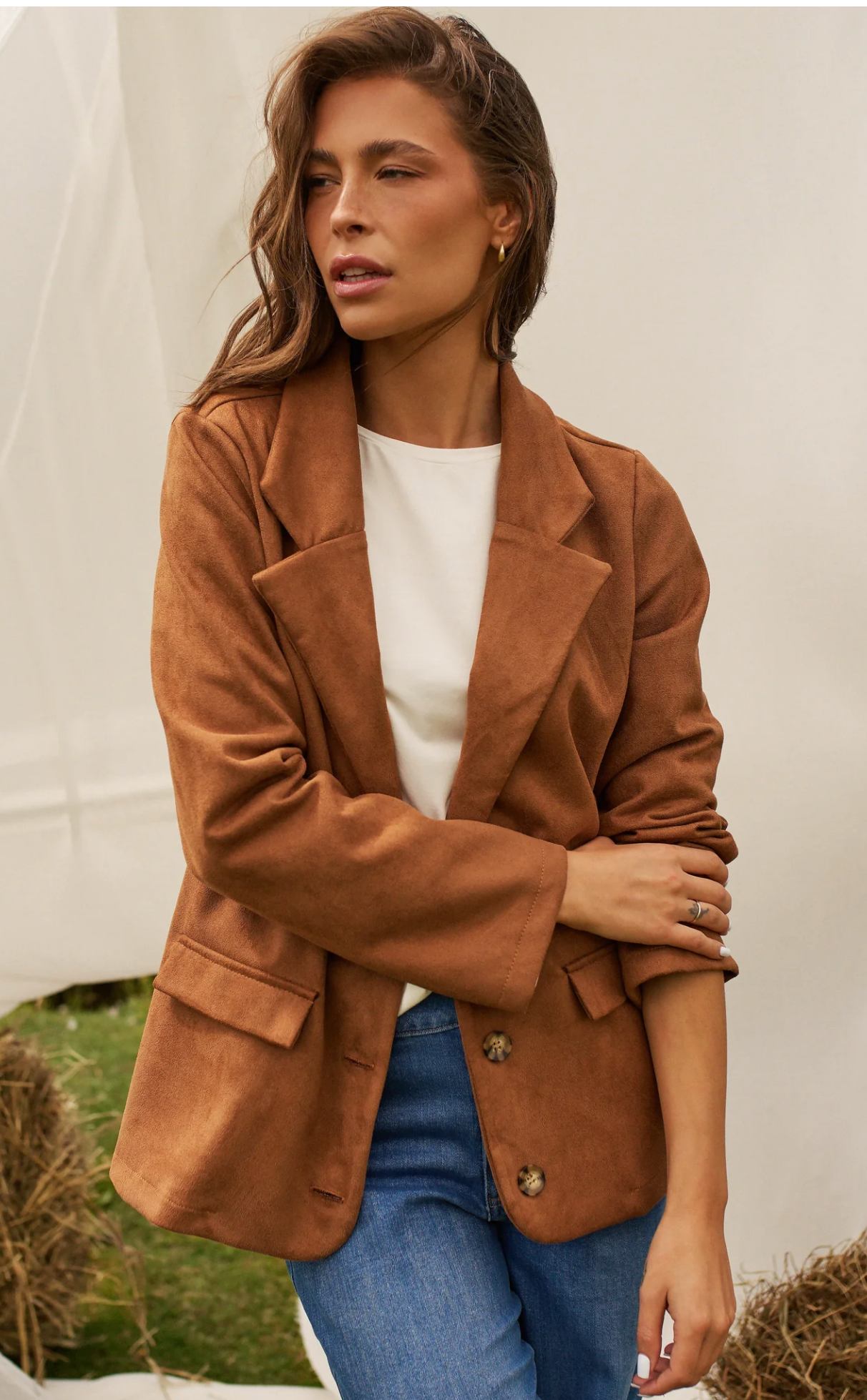 Miley Blazer ~ Camel