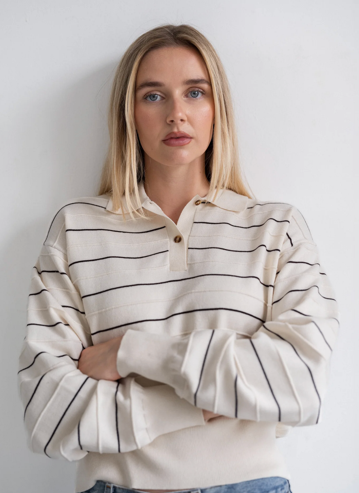 Knit Polo Shirt ~3 Colours