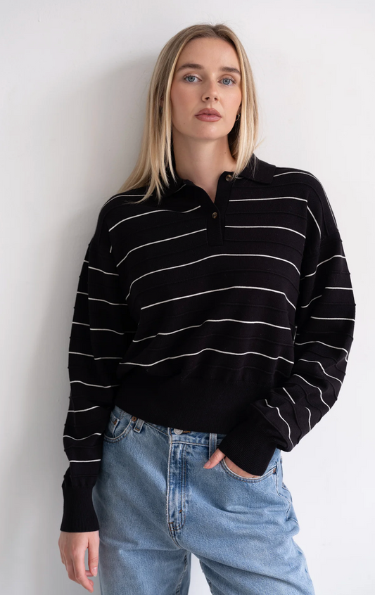 Knit Polo Shirt ~3 Colours
