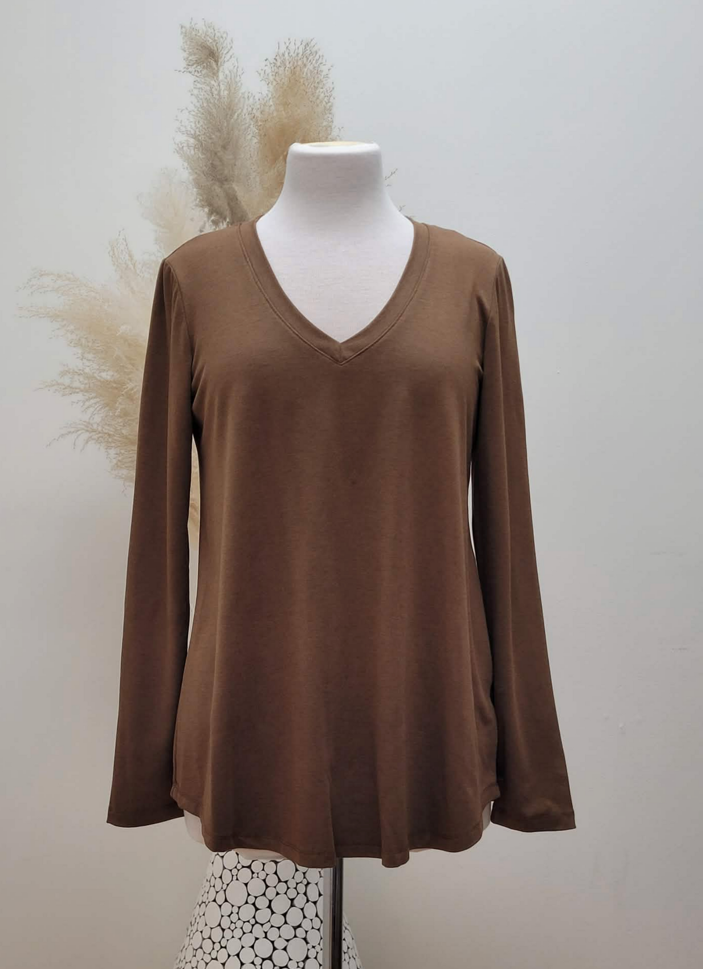 Long Sleeve V-Neck ~ 3 Colours