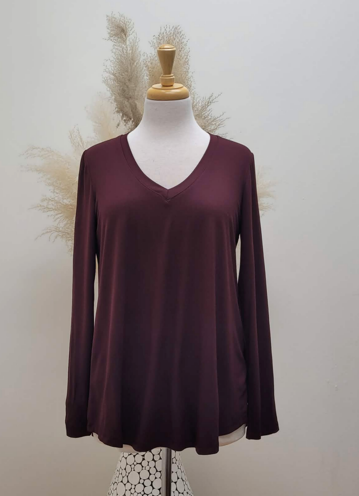 Long Sleeve V-Neck ~ 3 Colours