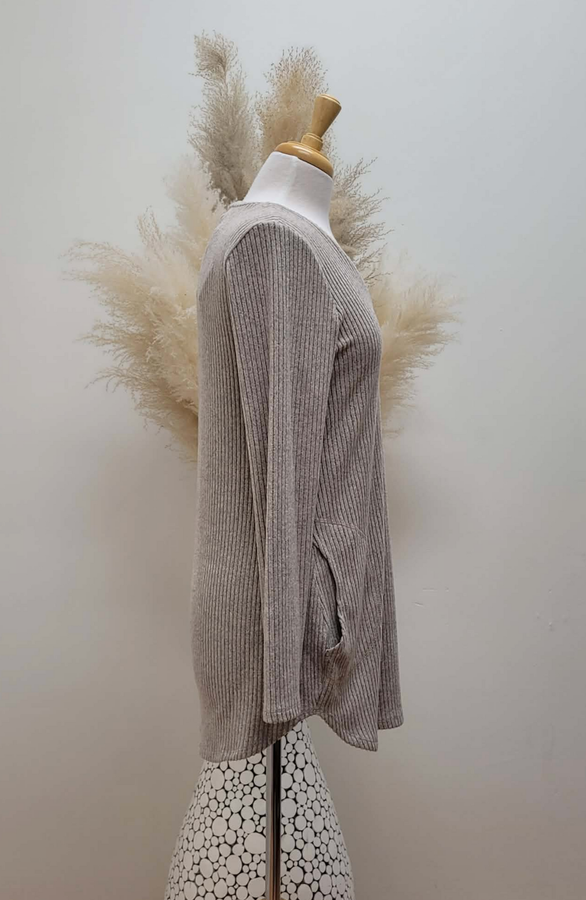 2 Piece Top & Poncho Set ~ Oatmeal