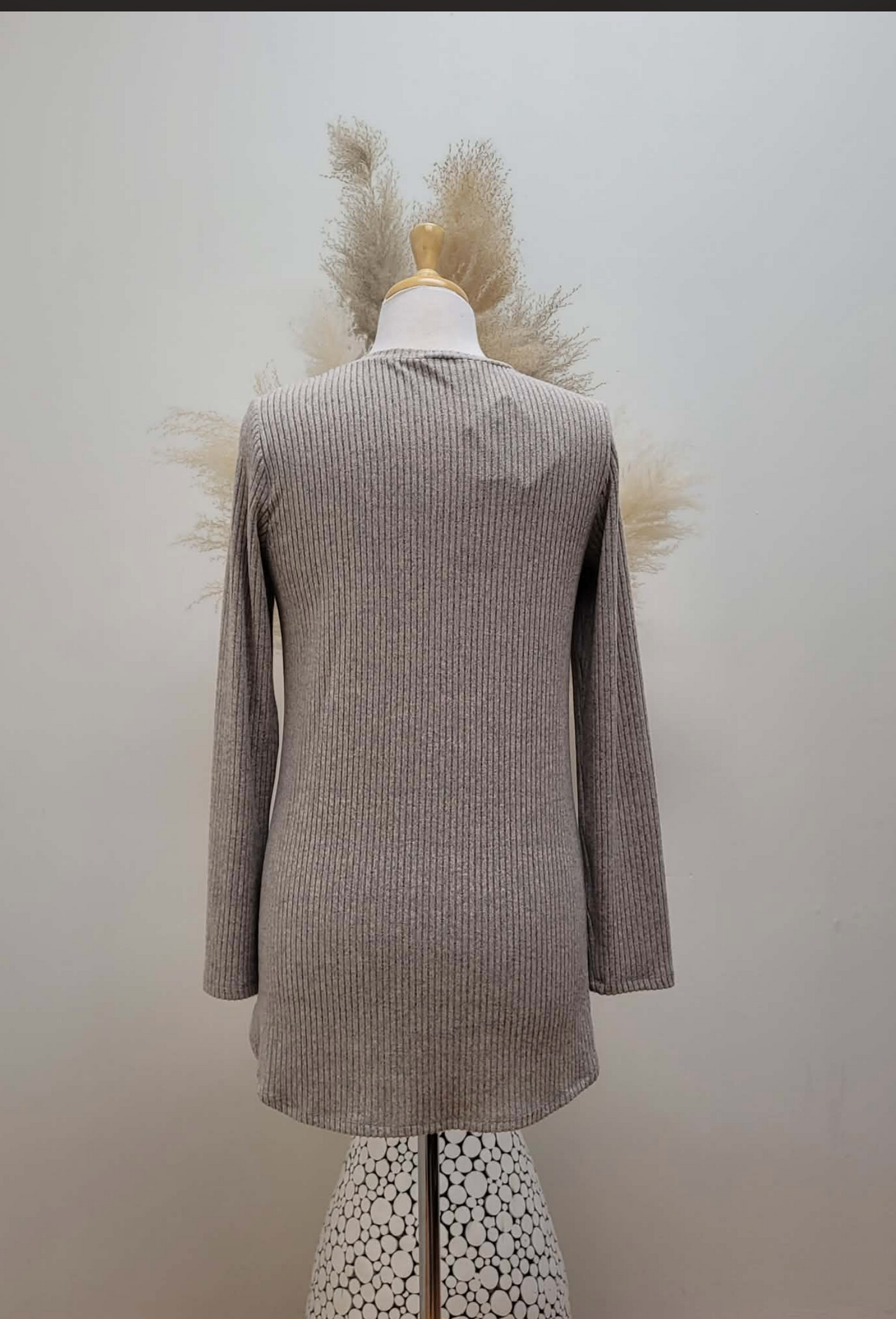 2 Piece Top & Poncho Set ~ Oatmeal