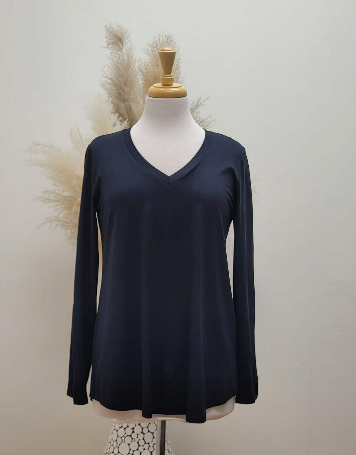 Long Sleeve V-Neck ~ 3 Colours