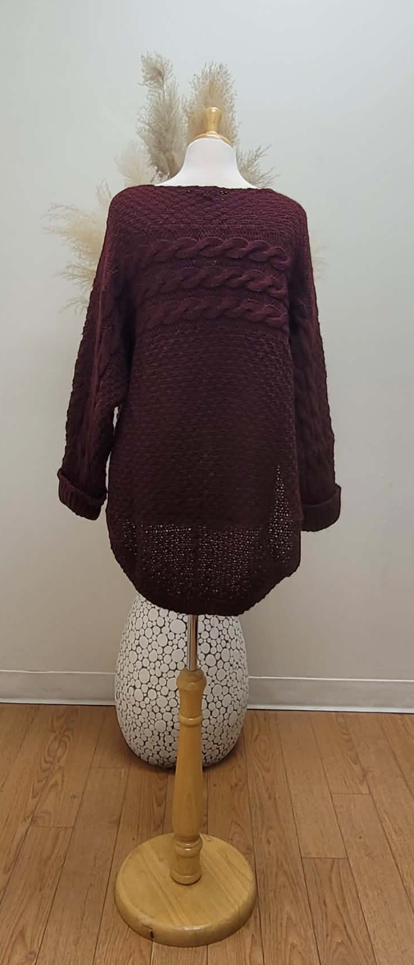 Cable Knit Sweater ~ 2 Colours