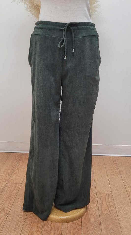 Becky Drawstring Pant ~ Olive