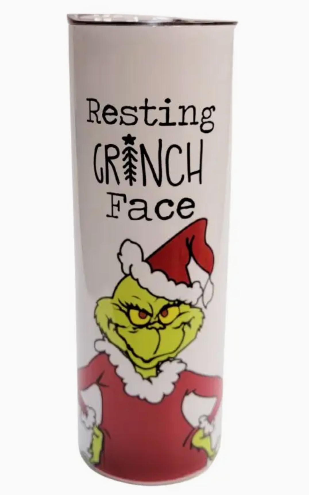 20oz Skinny Tumbler ~ The Grinch