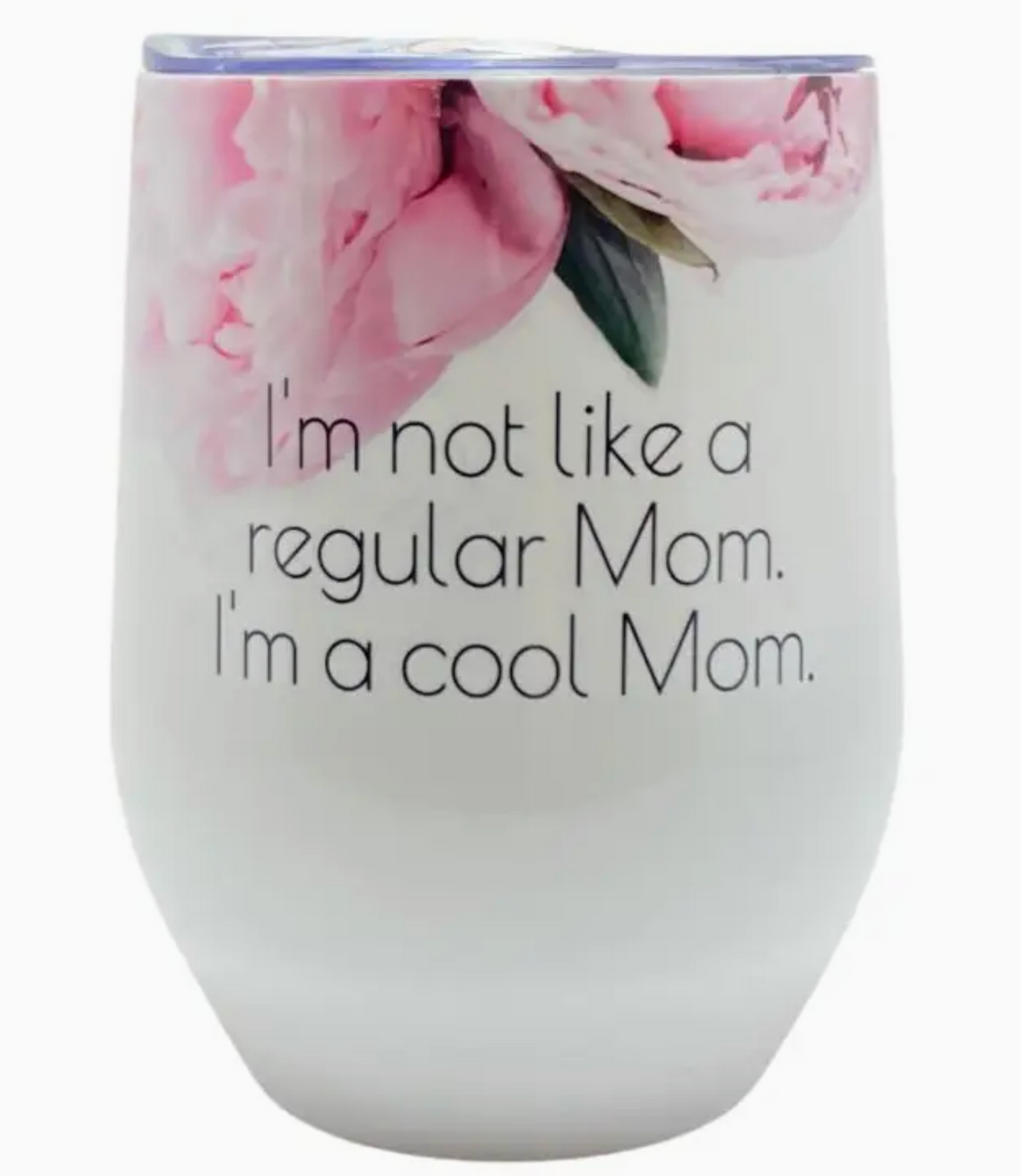 12oz Stainless Wine Tumbler ~ Cool Mom